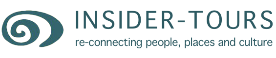 Logo and strapline for Insider Tours